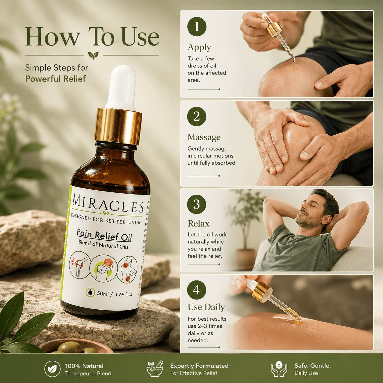 MIRACLES™ Pain Relief Oil